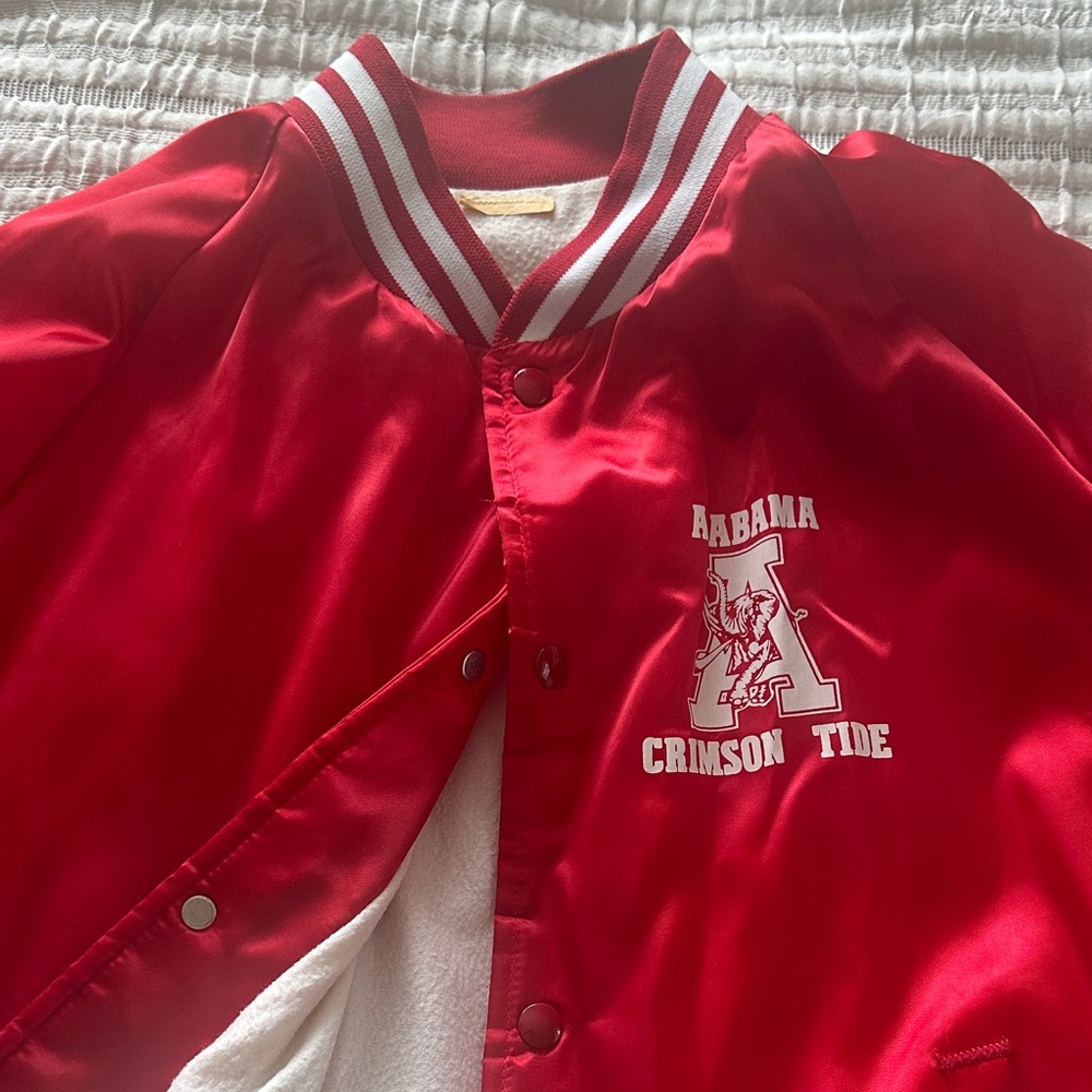 Source Unknown Red Alabama Crimson Tide Satin Windbreaker